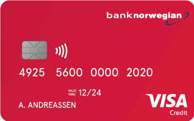 Kreditkarte ohne Gebühren - Bank Norwegian
